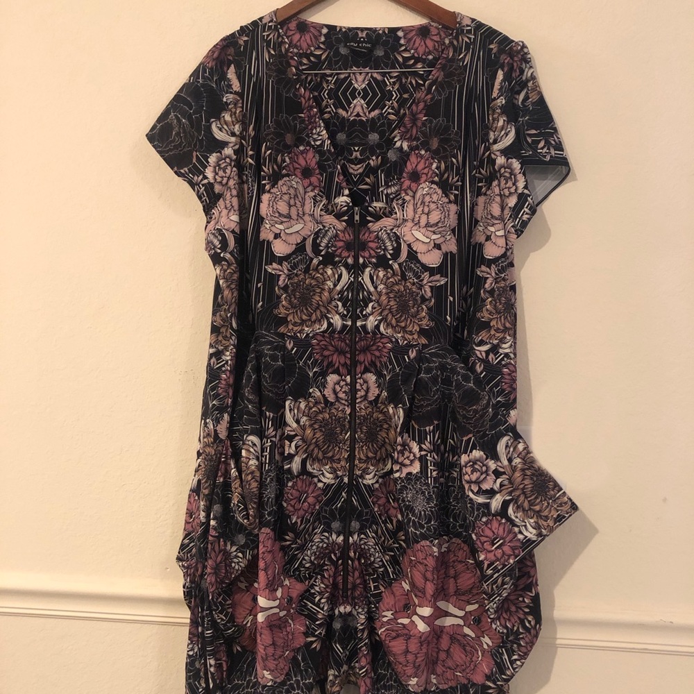 City Chic zipper dress